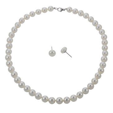 Imperial Pearl Necklace and Stud Earring Boxed Set