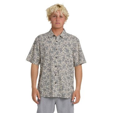 Quiksilver Men's Watermans Flower Field Print Shirt