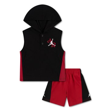 Jordan Toddler Boys' Hooded Tank with Mesh Short Set