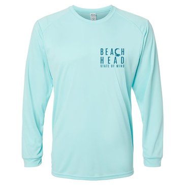 Beach Heads San Diego CA Surfs Up Adult Long Sleeve Shirt