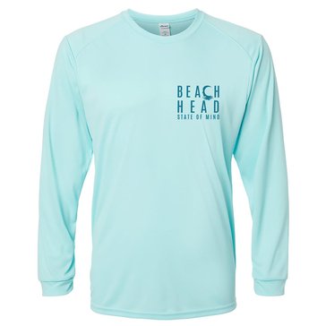 Beach Heads Jax FL Surfs Up Adult Long Sleeve Shirt