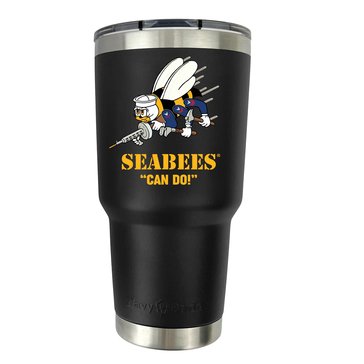 Navy Pride Seabees Stainless Tumbler