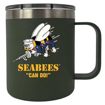 Navy Pride Seabees Stainless Coffee Mug