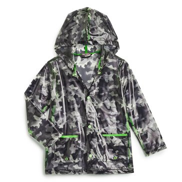 Liberty & Valor Little Boys' Camo Raincoat