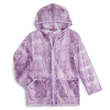 Liberty & Valor Big Girls' Zip Front Floral Raincoat