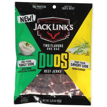 Jack Link's Sour Cream & Onion Jerky, 3.25oz