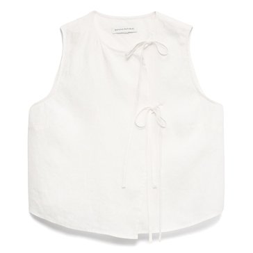 Banana Republic Women's Double Tie Linen Tank
