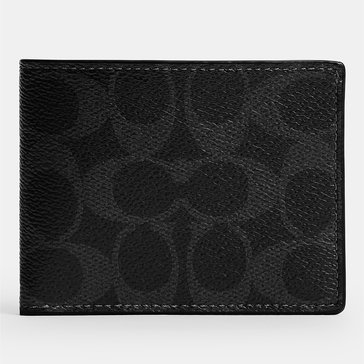 COACH Slim Billfold In Signature Wallet