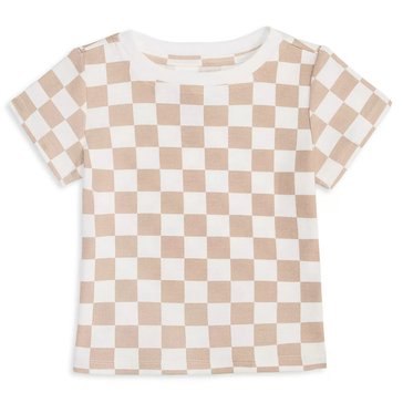 Wanderling Toddler Boys' Checkerboard Tee