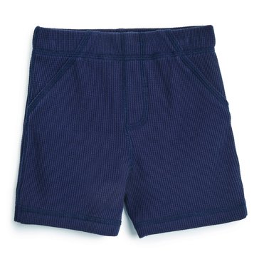 Wanderling Toddler Boys' Solid Waffle Short
