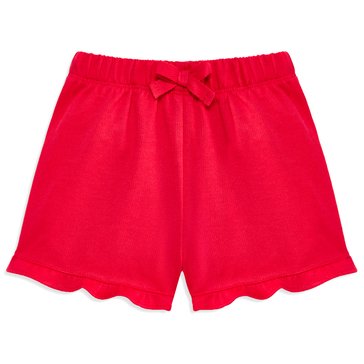 Wanderling Baby Girls' French Terry Solid Short
