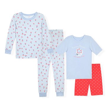 Sleep On It Toddler Girls' Bamboo 4-Piece Tight Fit Set
