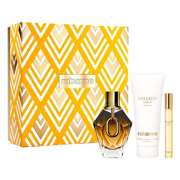Paco Rabanne Million Gold For Her Parfum 3-Piece Set