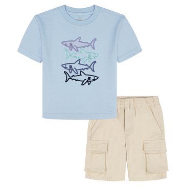 Kids Headquarters Infant Boys' Graphic Tee Short Set