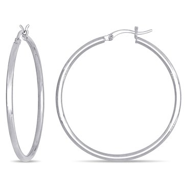 Sofia B. Hoop Earrings, 2mm