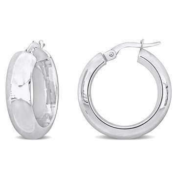 Sofia B. Thick Hoop Earrings, 6mm