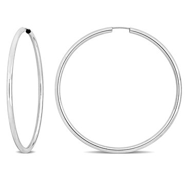 Sofia B. Medium Endless Hoop Earrings, 2mm