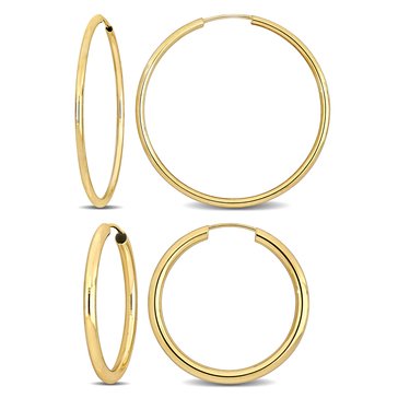 Sofia B. Endless Hoop Earrings, Set of 2