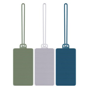 Travelon Silicone Privacy Luggage Tags 3-Piece Set