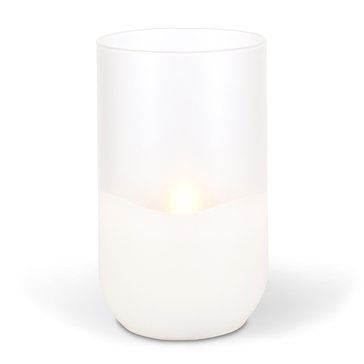 Gerson Flameless 4.72x8-inch Frosted LED Wax Candle Light with Timer