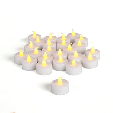 Gerson Flameless LED Battery Operated Tea Light with Super Bright LED and Soft Glow Flicker