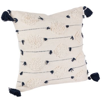 Gerson Cotton Woven Square Pillow