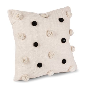 Gerson Cotton Woven Square Throw Pillow