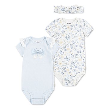 Huggies Baby Girls' Bodysuit and Headband Set, 2-Pack