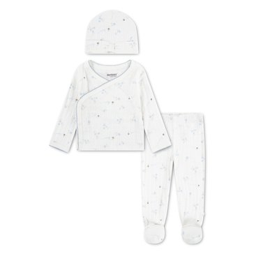 Huggies Baby Girls' Footed Pant 3-Piece Set