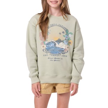 O'Neill Big Girls' Skylar Crew Neck Sweatshirt