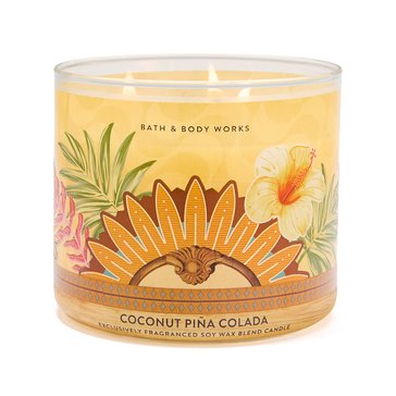 Bath & Body Works Coconut Pina Colada 3-Wick Candle