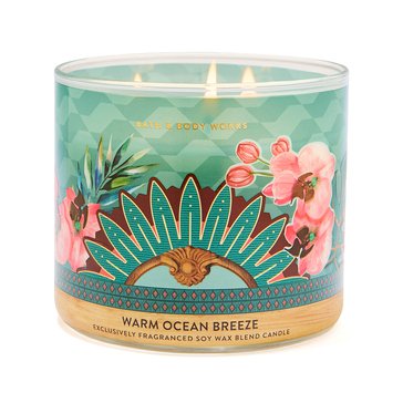 Bath & Body Works Warm Ocean Breeze 3-Wick Candle