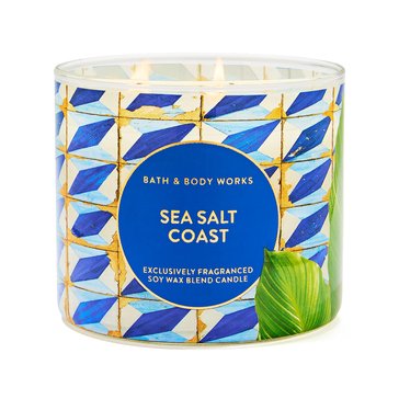 Bath & Body Works Sea Salt Carribean 3-Wick Candle