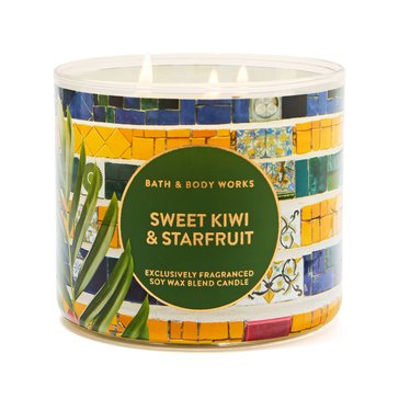 Bath & Body Works Sweet Kiwi And Starfruit 3-Wick Candle