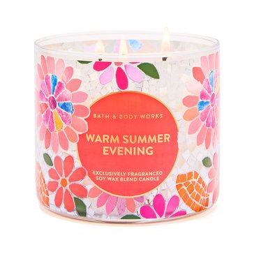 Bath & Body Works Warm Summer Evening 3-Wick Candle