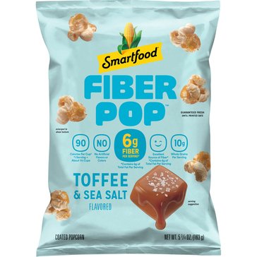 Smartfood XL Fiberpop Toffee and Sea Salt Popcorn, 5.75oz