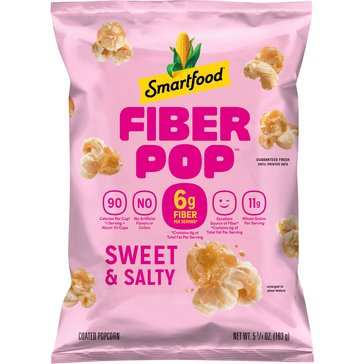 Smartfood XL Fiberpop Sweet and Salty Popcorn, 5.75oz