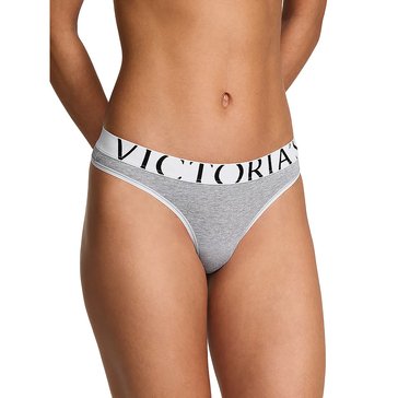 Victoria's Secret Women's Logo Cotton Thong