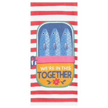 John Ritz Sardines Together Dual Kitchen Towel