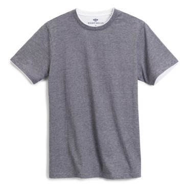Eight Bells Men's Microstripe Doubler Crewneck Shirt