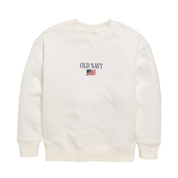 Old Navy Big Boys' Logo Fleece Crewneck Sweatshirt