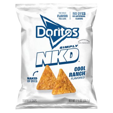 Doritos Simply NKD Cool Ranch Tortilla Chips, 2.625oz