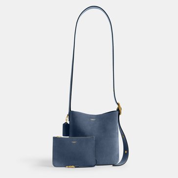 COACH Suede Bleecker Bucket Bag 21
