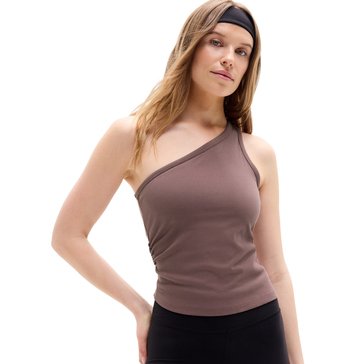 Athleta Women's Signature Rib Asymmetrical Support Top