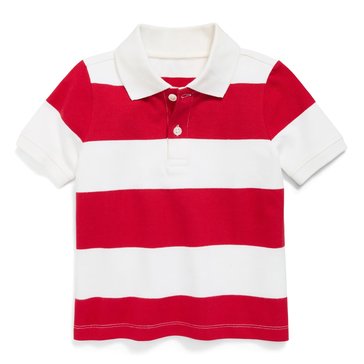 Old Navy Toddler Boys' Short Sleeve Pique Striped Polo