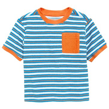 Old Navy Toddler Boys' Short Sleeve Towel Terry Striped Tee