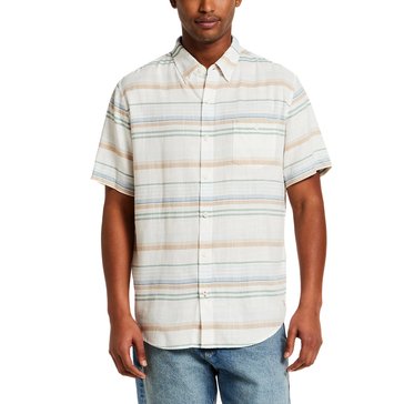 Weatherproof Men's Twill Stripe Button Down Shirt