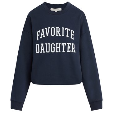 Favorite Daughter Women's The Cropped Collegiate Sweatshirt