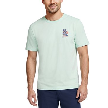 Izod Men's Short Sleeve Surfside Sun Graphic Tee 