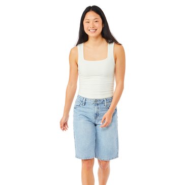 YMI Women's Relaxed Rise Jorts